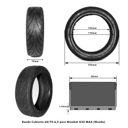 Neumatico 60/70-6,5 para Ninebot G30 MAX [Innova]