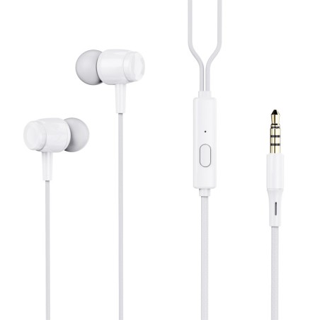 Auriculares con cable Contact, Jack 3.5 mm Blanco
