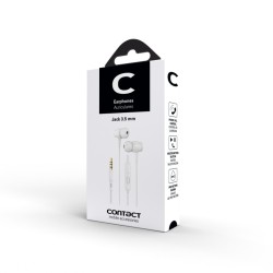 Auriculares con cable Contact, Jack 3.5 mm Blanco